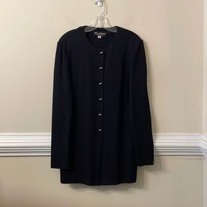 St.John skirt and cardigan SET  Cardigan with logo buttons